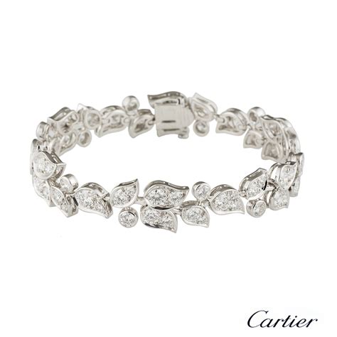 cartier flower bracelet|cartier all diamond bracelet price.